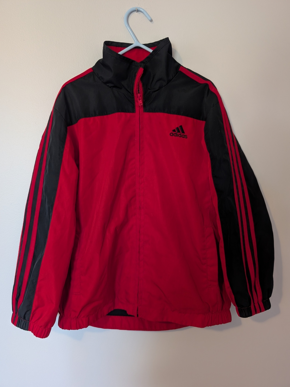 adidas Red and Black Kids Jacket